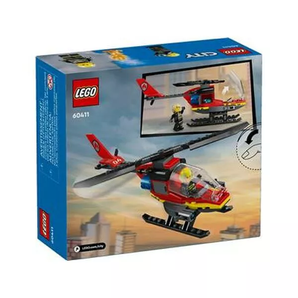 City 60411 Fire Rescue Helicopter