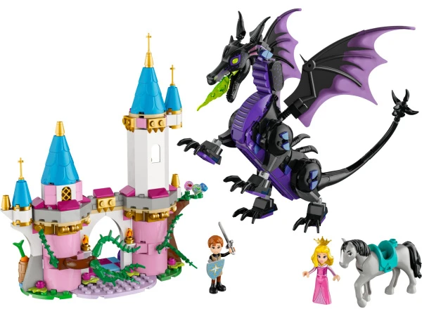Disney 43240 Малефисента в облике дракона и замок Авроры