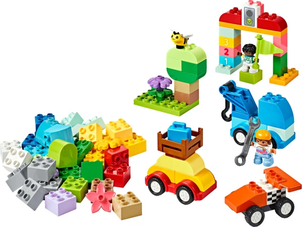 DUPLO 10439 Коробка кубиков «Машины и грузовики»