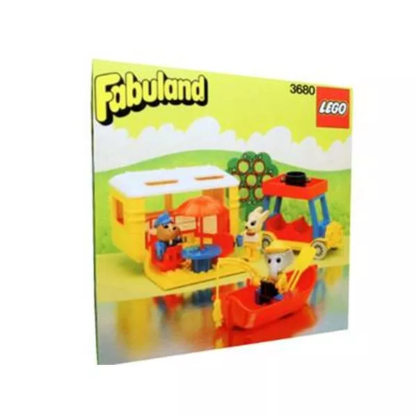 Fabuland 3680 Caravan and Rowboat