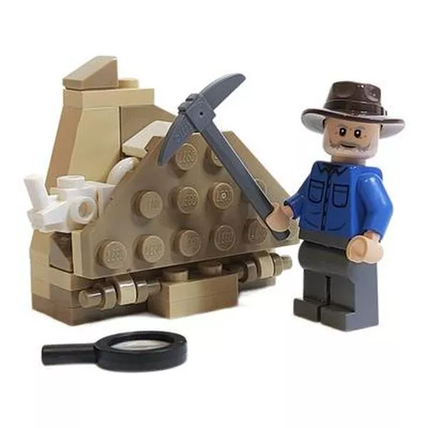 Jurassic World 122334 Alan with Dino Skeleton