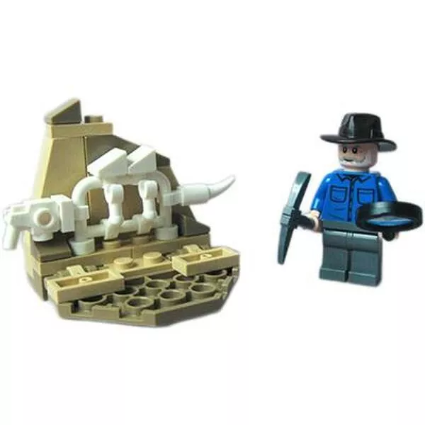 Jurassic World 122334 Alan with Dino Skeleton
