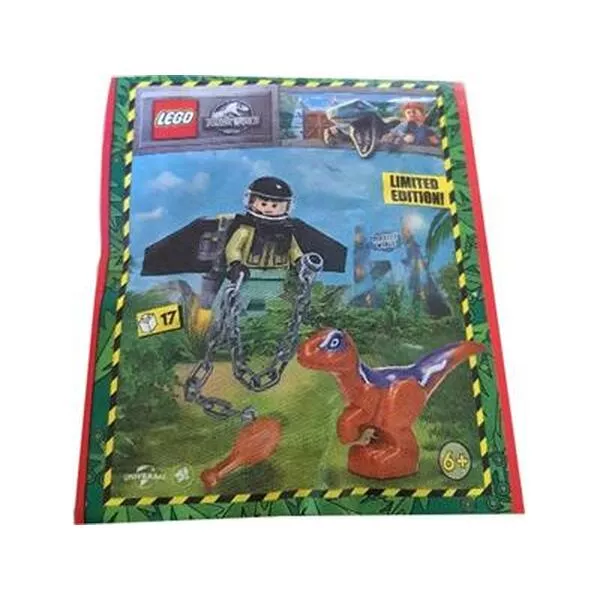 Jurassic World 122332 Jetpack-Ranger & Raptor