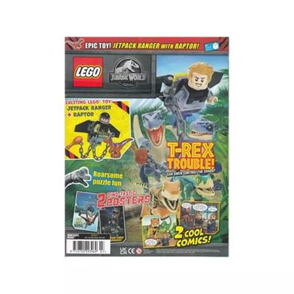 Jurassic World 122332 Jetpack-Ranger & Raptor