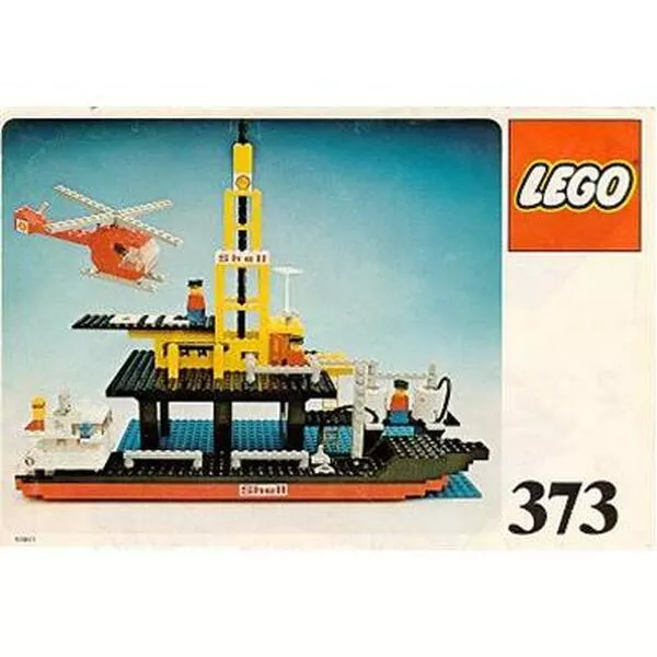 LEGOLAND 373 Offshore Rig with Fuel Tanker