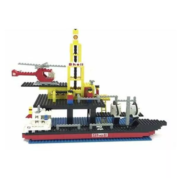 LEGOLAND 373 Offshore Rig with Fuel Tanker