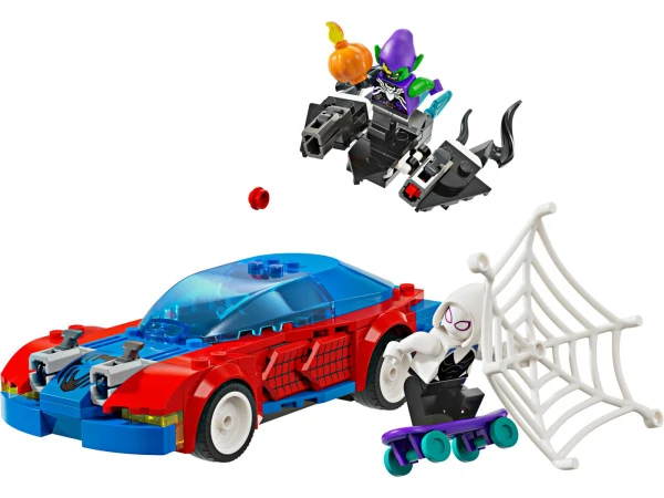 Marvel Super Heroes 76279 Человек-паук гоночный автомобиль и Веном Зелёный гоблин