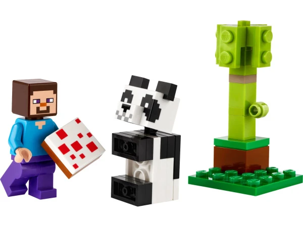 Minecraft 30672 Стив и детёныш панды