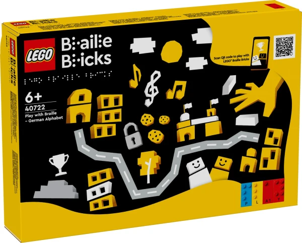 Exclusive 40722 Игра со шрифтом Брайля — немецкий алфавит