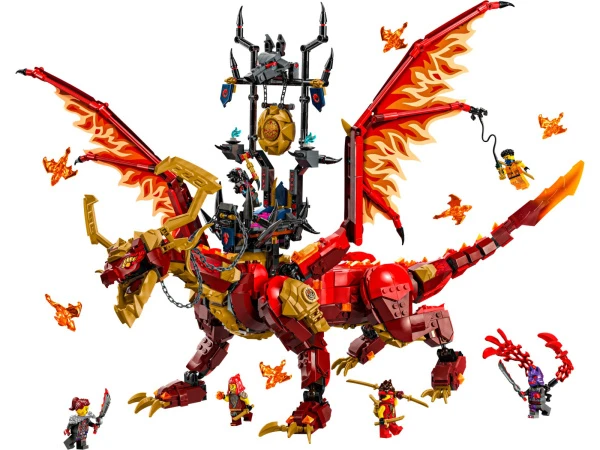 NINJAGO 71822 Исток Дракон Движения