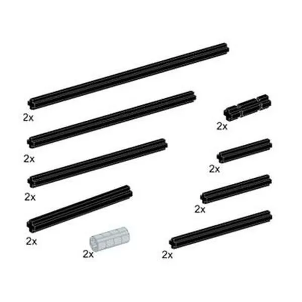 Service Packs 5226 Technic Assorted Cross Axles