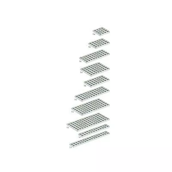 Service Packs 5321 Large White Plates Assorted