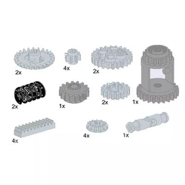 Service Packs 5229 Technic Gear Wheels and Differential Housing