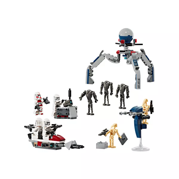 Star Wars 75372 Боевой набор солдат-клонов и боевых дроидов