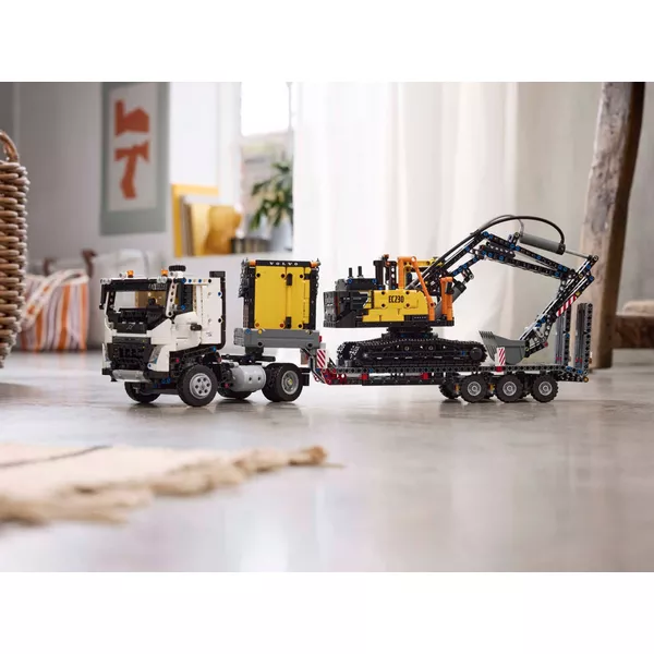 Technic 42175 Грузовик Volvo FMX и электрический экскаватор EC230