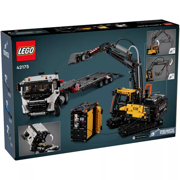 Technic 42175 Грузовик Volvo FMX и электрический экскаватор EC230