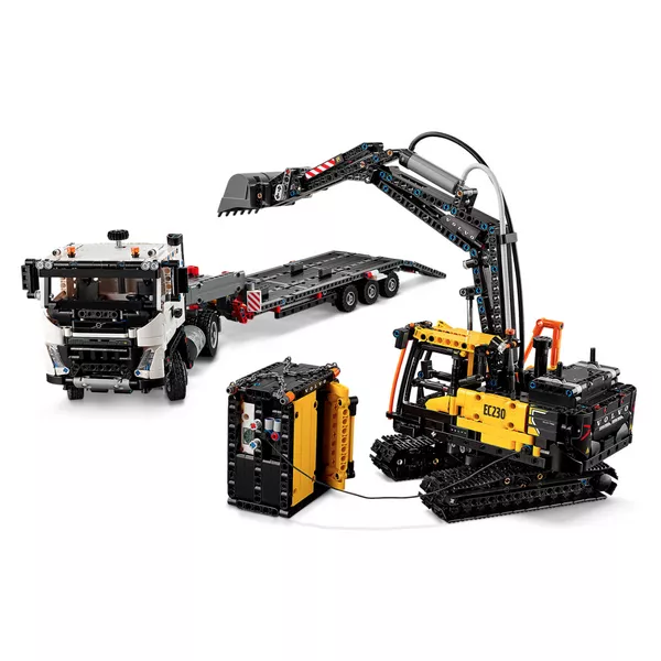 Technic 42175 Грузовик Volvo FMX и электрический экскаватор EC230