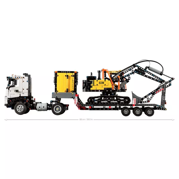 Technic 42175 Грузовик Volvo FMX и электрический экскаватор EC230