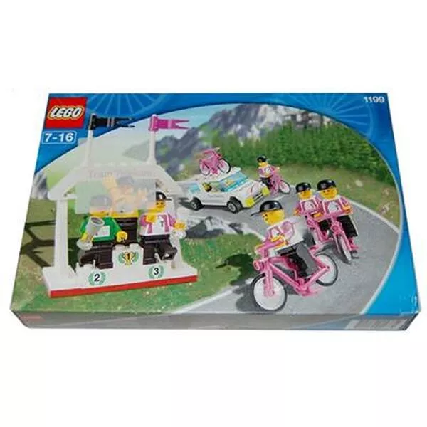 Town 1199 Telekom Race Cyclists and Winners' Podium