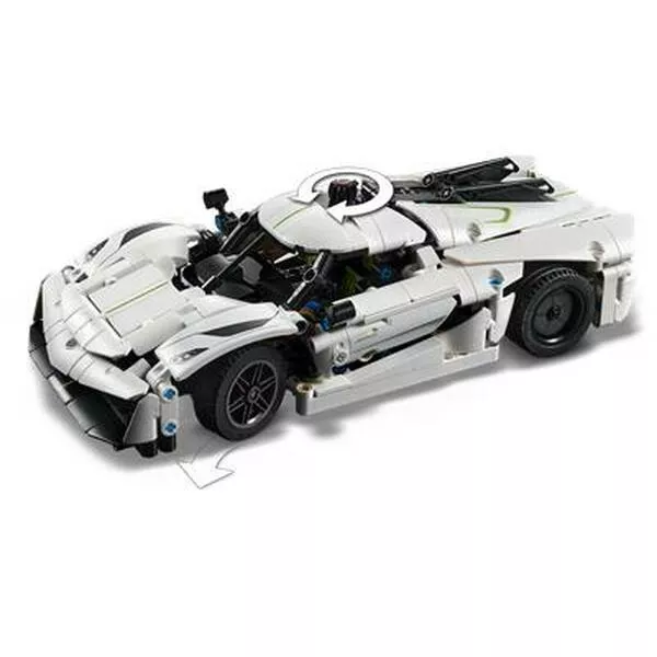 Technic 42184 Белый гиперкар Koenigsegg Jesko Absolut