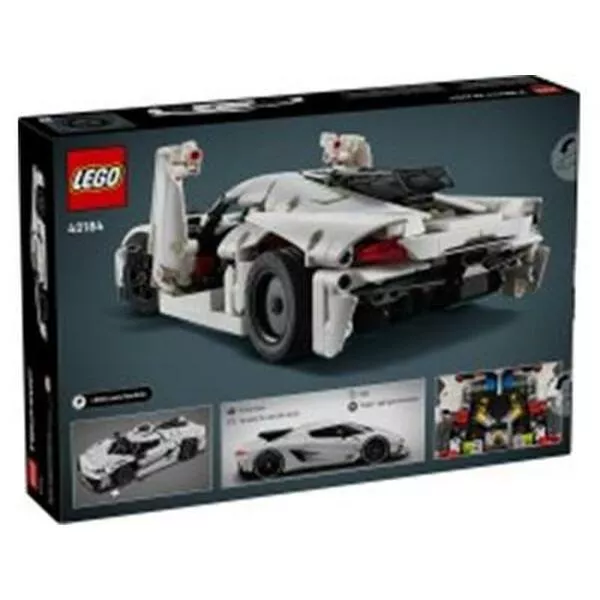 Technic 42184 Белый гиперкар Koenigsegg Jesko Absolut