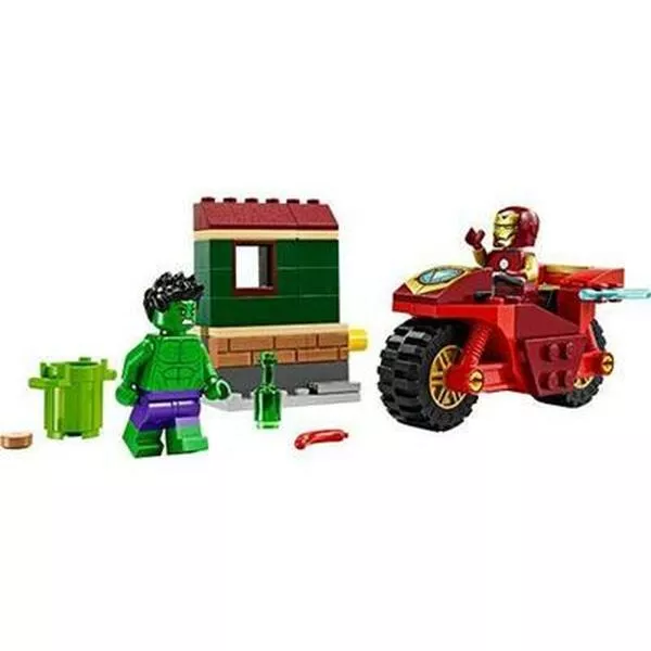 Marvel Super Heroes 76287 Iron Man with Bike and The Hulk