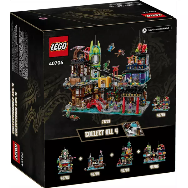 NINJAGO 40706 Рынки города Микро-НИНДЗЯГО