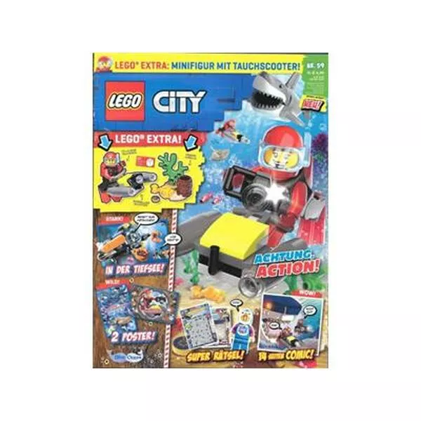 City 952311 Diver with Underwater Scooter