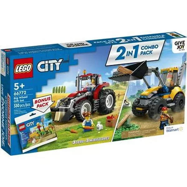 City 66772 Big Wheel Gift Set - 2-in-1 Combo Pack