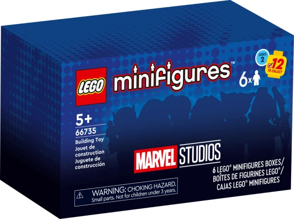 Minifigures 66735-1 Marvel Studios Series 2 Коробка из 6 минифигурок
