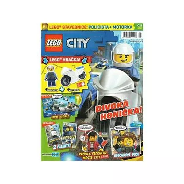 City 952103 Policeman and Motorcycle