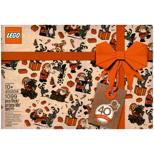 Exclusive 4002018 40-летия минифигурок LEGO Рождественский подарок