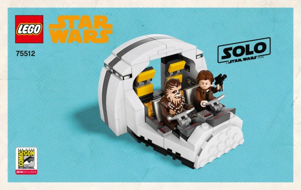 Star Wars 75512 Кабина Тысячелетнего Сокола San Diego Comic-Con