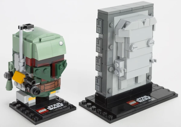 BrickHeadz 41498 Боба Фетт и Хан Соло в карбоните