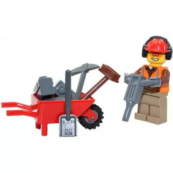 City 951702 Workman and Wheelbarrow