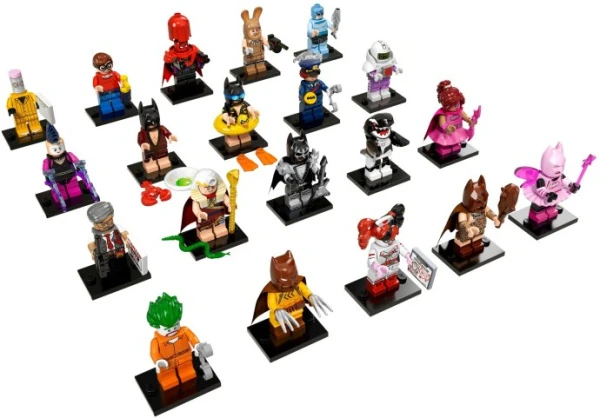Minifigures 71017-21 Полный набор минифигурок Лего Фильм: Бэтмен