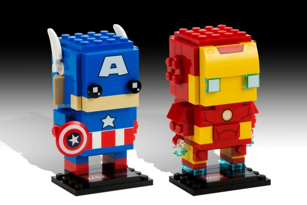 BrickHeadz 41492 Железный человек и Капитан Америка