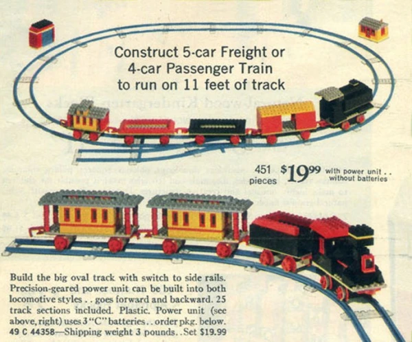 Trains 118-3 Моторизованный товарный или пассажирский поезд Sears