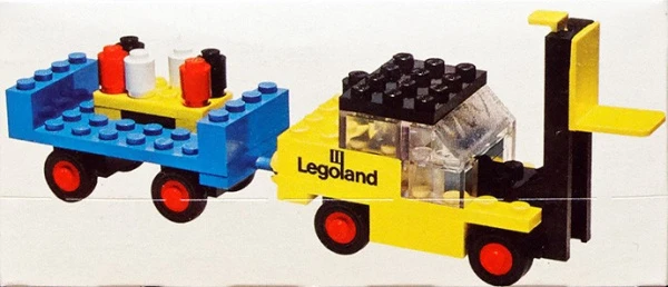 LEGOLAND 652-2 Вилочный погрузчик с прицепом