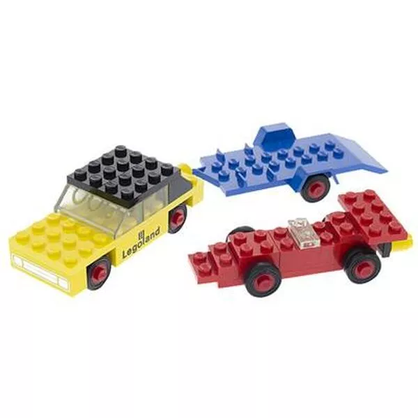 LEGOLAND 650 Car with Trailer and Racing Car