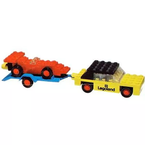 LEGOLAND 650 Car with Trailer and Racing Car