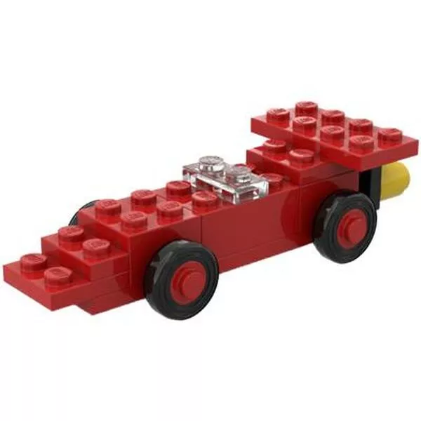 LEGOLAND 650 Car with Trailer and Racing Car