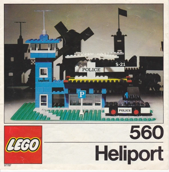 LEGOLAND 560-2 Полицейский вертолётный центр