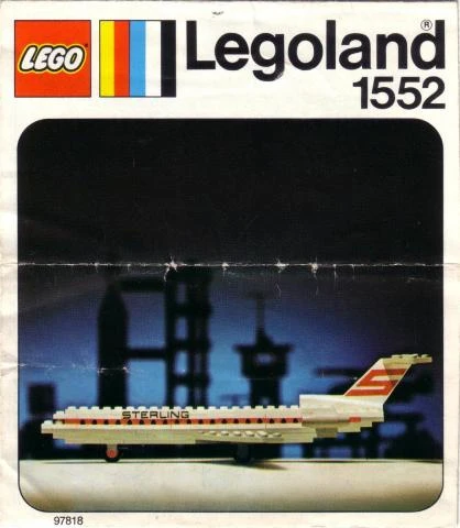 LEGOLAND 1552-2 Sterling Boeing 727