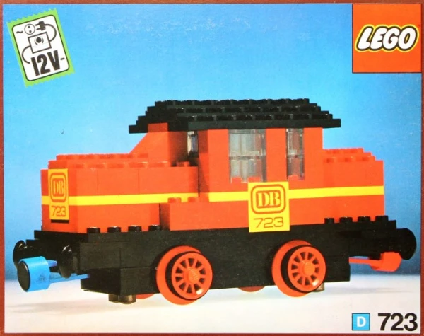 Trains 723-2 Тепловоз с наклейкой DB
