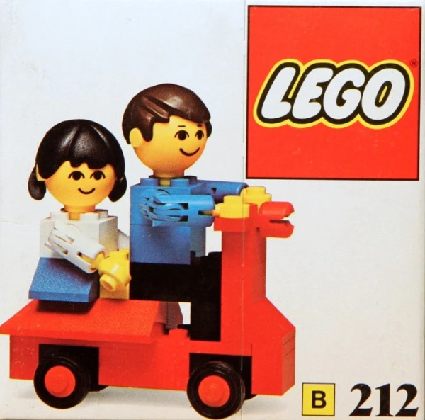 Building Set with People 212-2 Самокат