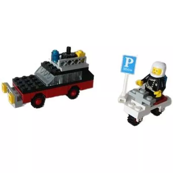 Town 673 Rally Car and Motorbike