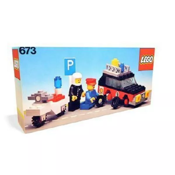 Town 673 Rally Car and Motorbike