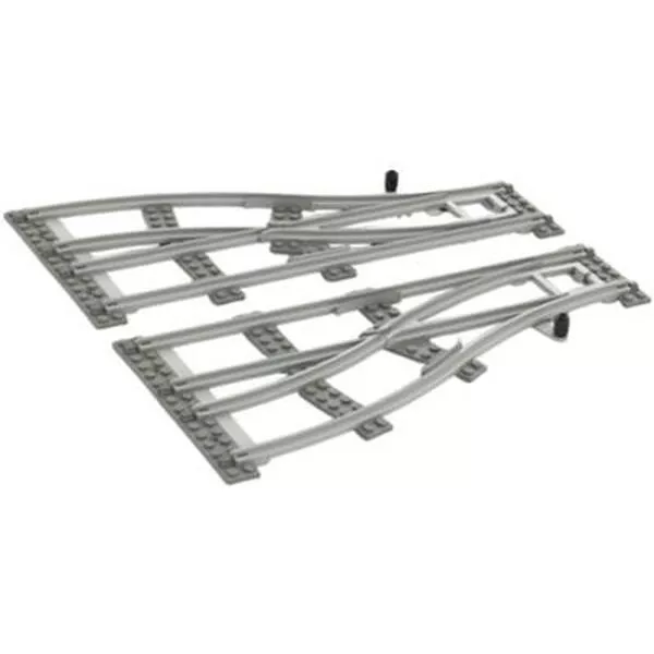 Trains 7852 Left and Right Points Manual Grey 4.5 V