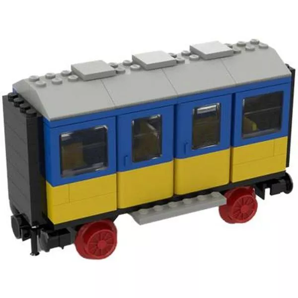 Trains 7710 Push-Along Passenger Steam Train